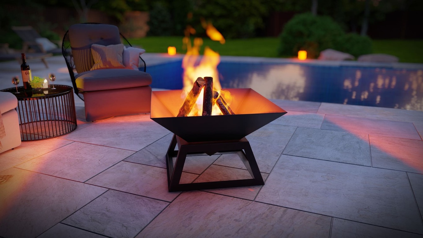 Square Fly Fire Pit Two Sizes. DXF, SVG files for plasma, laser cutting. Фото 11