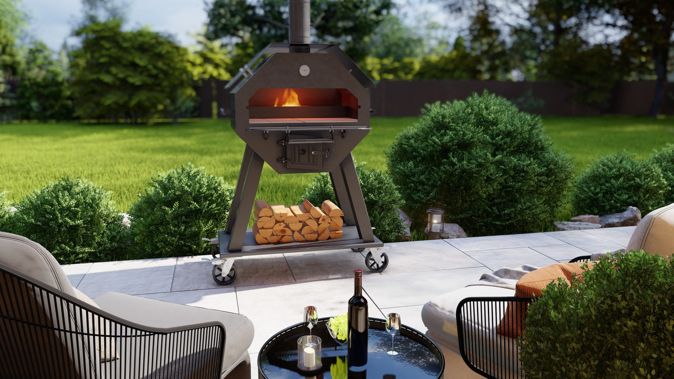 Pizza Oven and Grill. DXF files for laser, plasma cutting. Фото 15