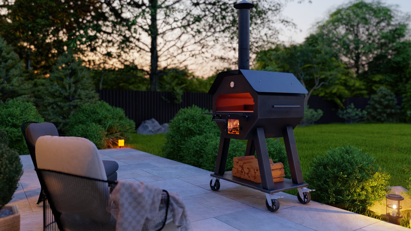 Pizza Oven and Grill. DXF files for laser, plasma cutting. Фото 17