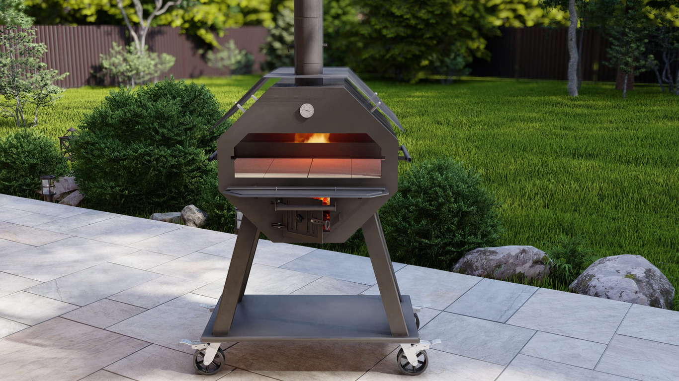 Pizza Oven and Grill. DXF files for laser, plasma cutting. Фото 16
