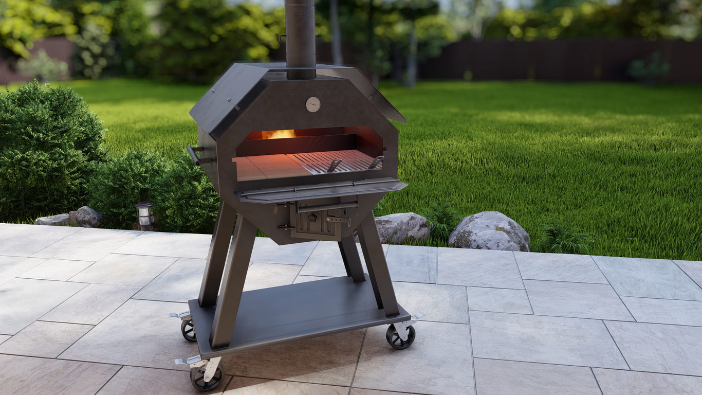 Pizza Oven and Grill. DXF files for laser, plasma cutting. Фото 18