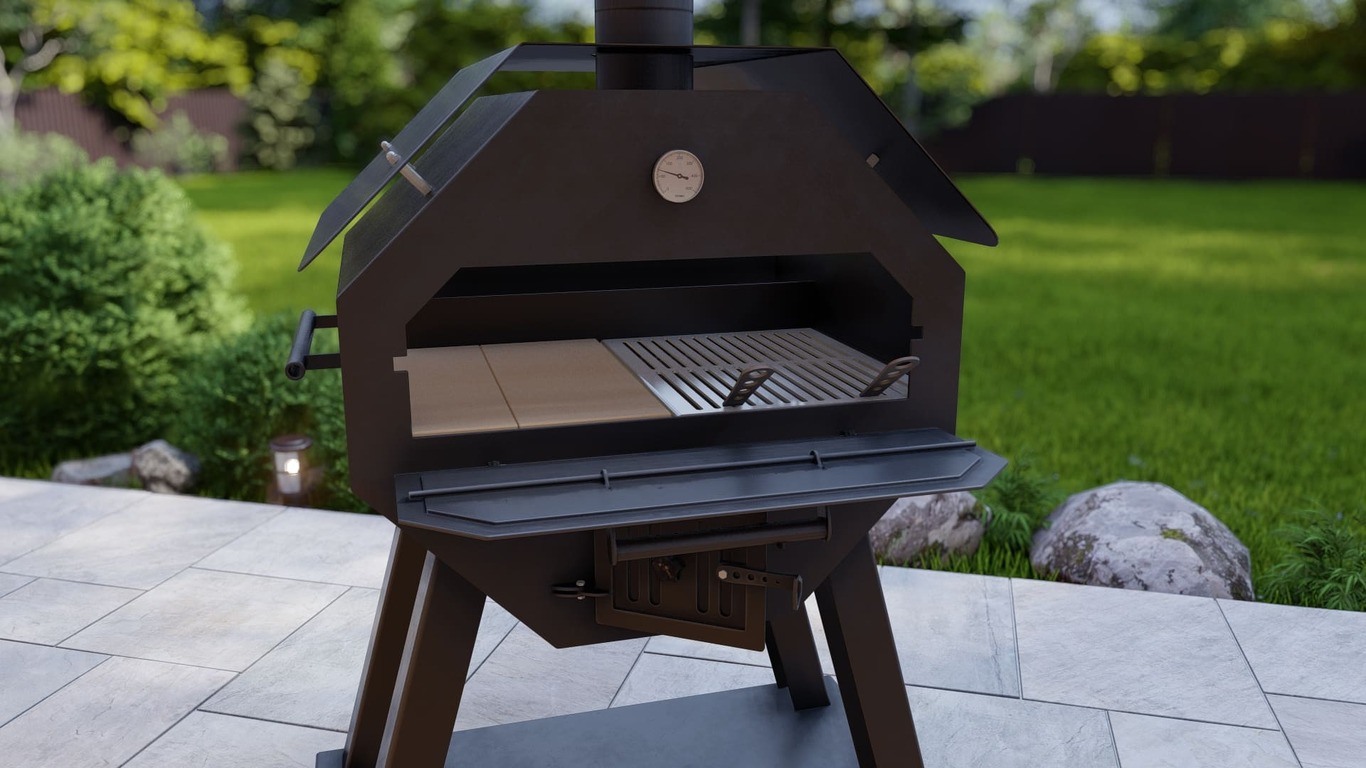 Pizza Oven and Grill. DXF files for laser, plasma cutting. Фото 19