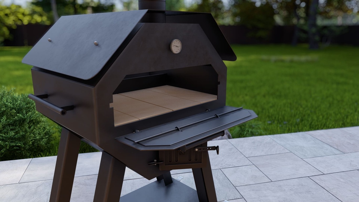 Pizza Oven and Grill. DXF files for laser, plasma cutting. Фото 21