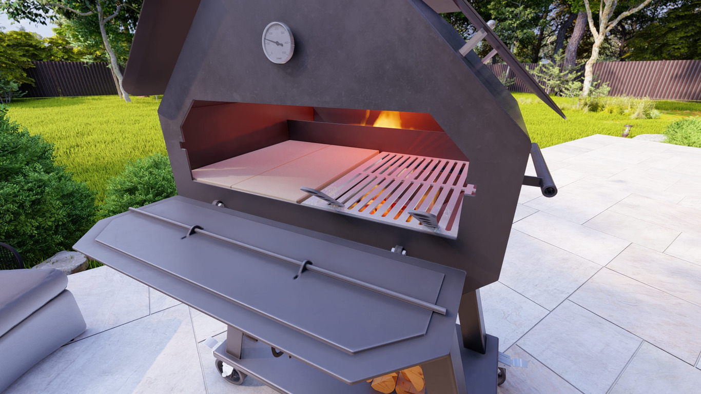 Pizza Oven and Grill. DXF files for laser, plasma cutting. Фото 20