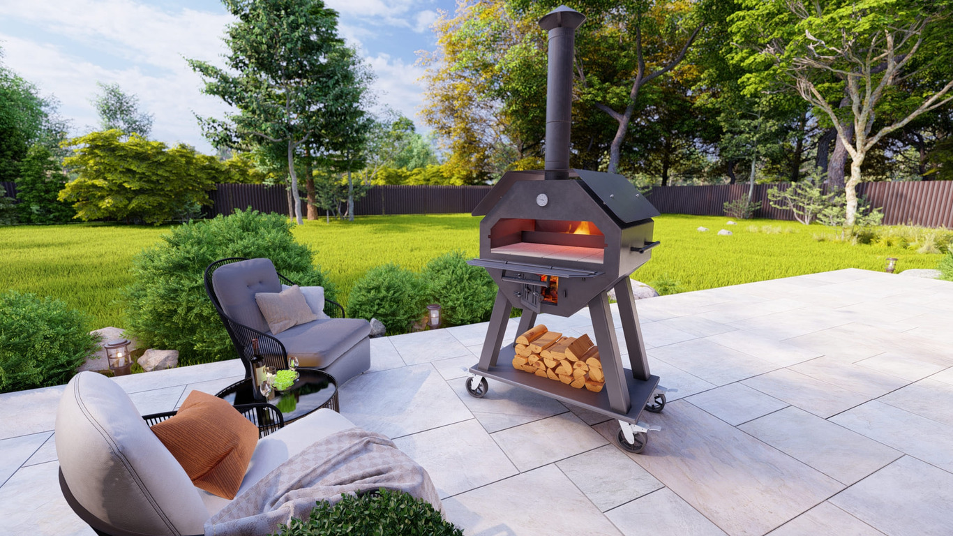 Pizza Oven and Grill. DXF files for laser, plasma cutting. Фото 8