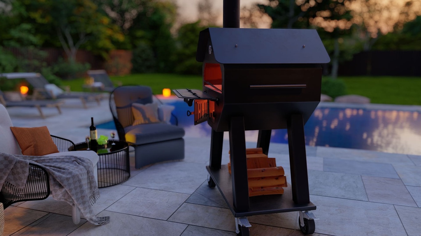 Pizza Oven and Grill. DXF files for laser, plasma cutting. Фото 9