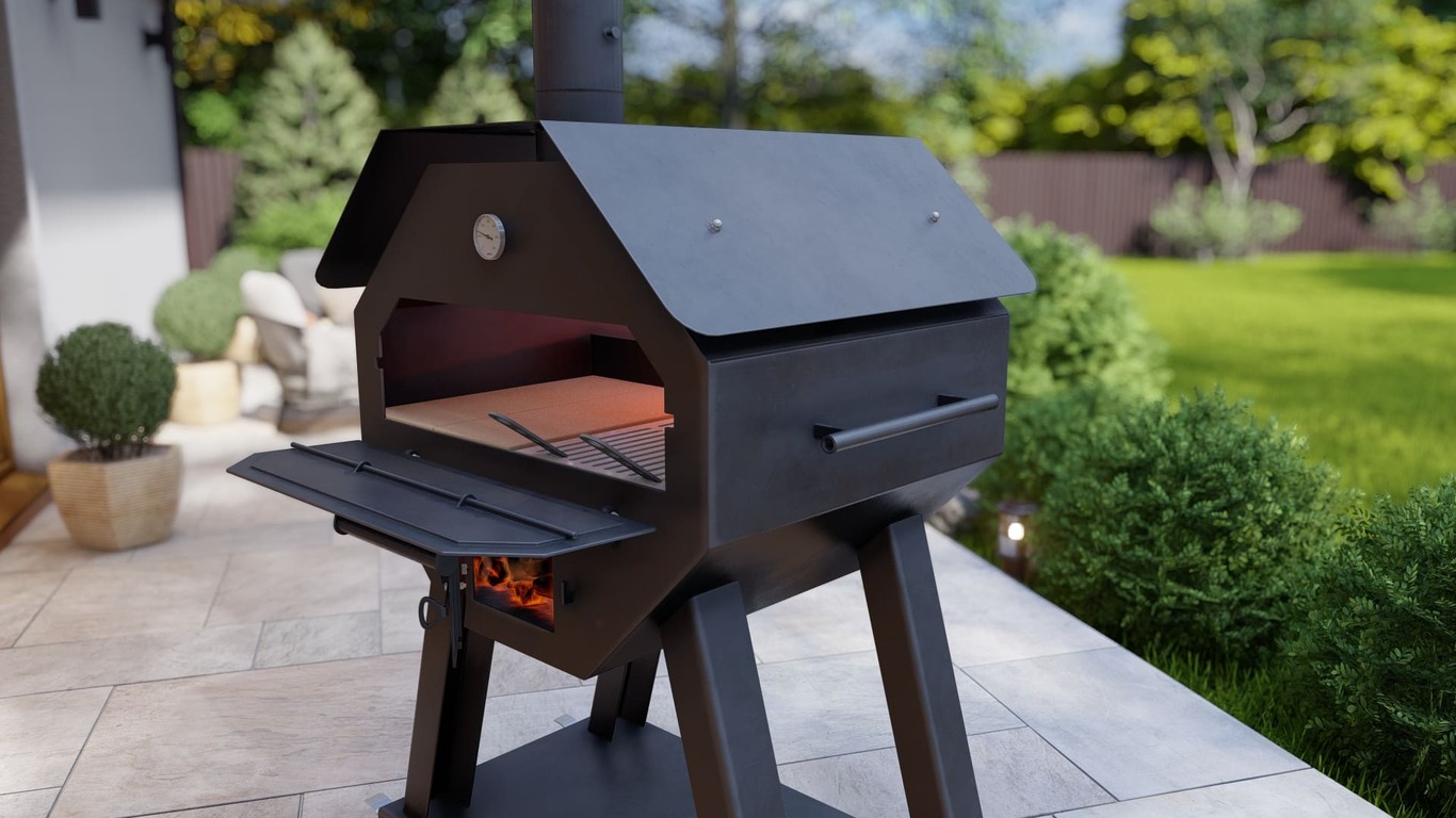Pizza Oven and Grill. DXF files for laser, plasma cutting. Фото 10