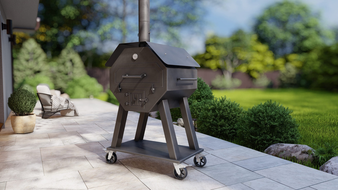 Pizza Oven and Grill. DXF files for laser, plasma cutting. Фото 11