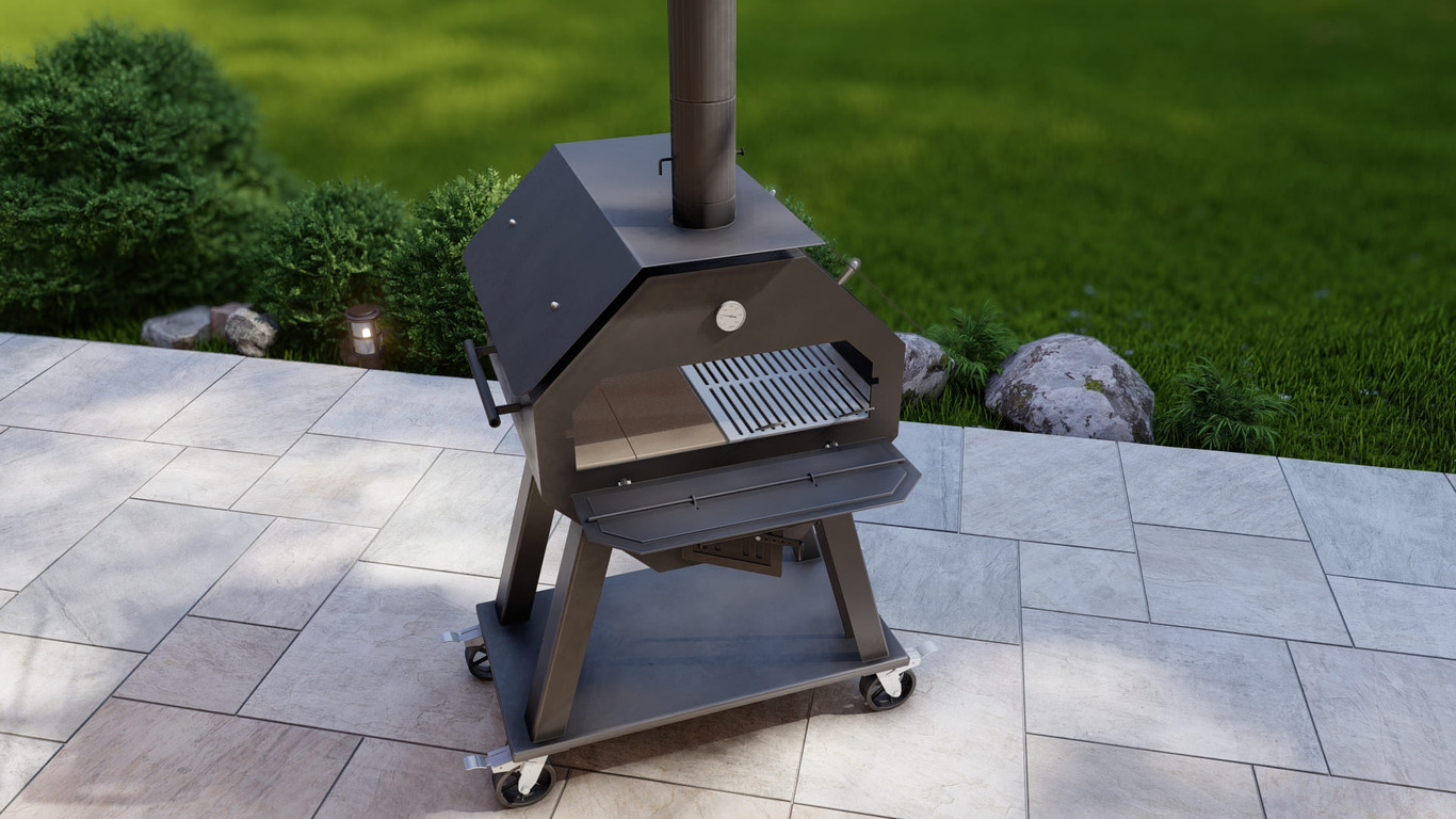 Pizza Oven and Grill. DXF files for laser, plasma cutting. Фото 14