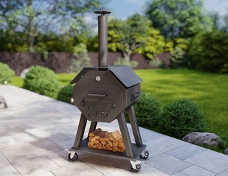 Pizza Oven and Grill. DXF files for laser, plasma cutting