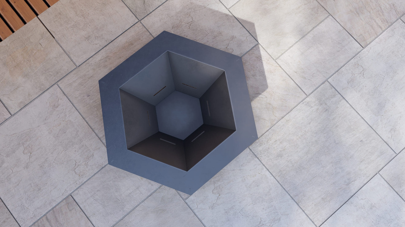 Hexagon Spider Fire Pit. DXF, SVG files for plasma, laser cutting. Фото 15