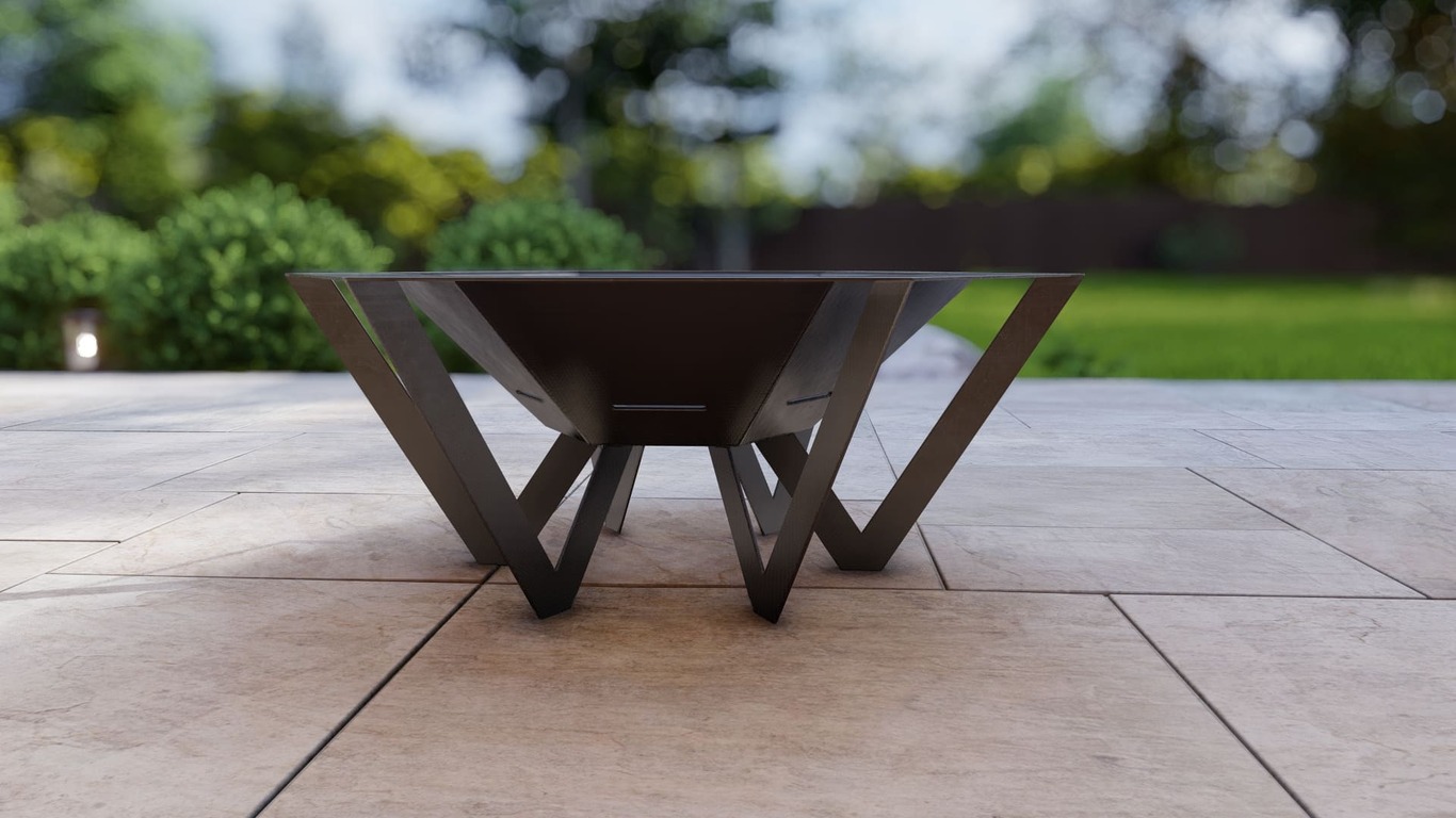 Hexagon Spider Fire Pit. DXF, SVG files for plasma, laser cutting. Фото 13
