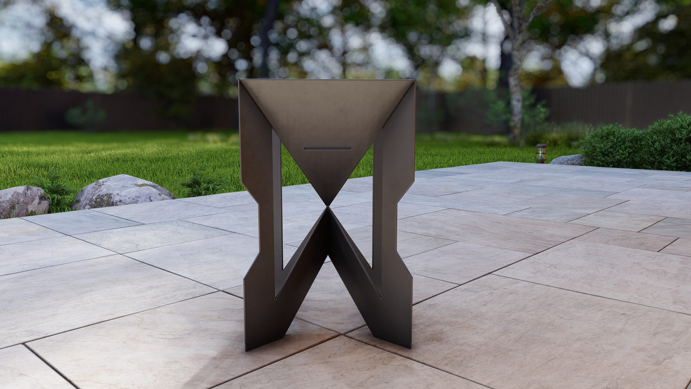 Hourglass 16" Fire Pit. DXF, SVG files for plasma, laser cutting. Фото 11