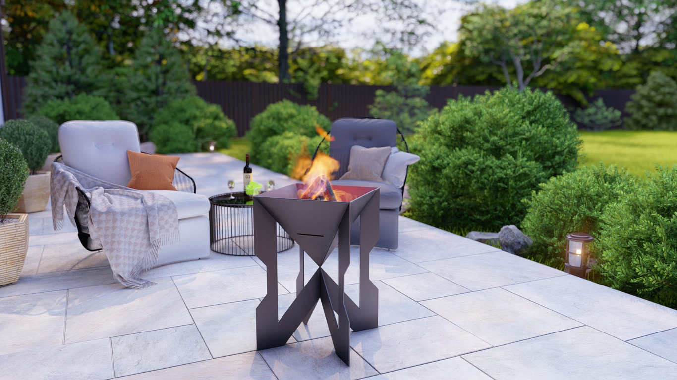 Hourglass 16" Fire Pit. DXF, SVG files for plasma, laser cutting. Фото 3