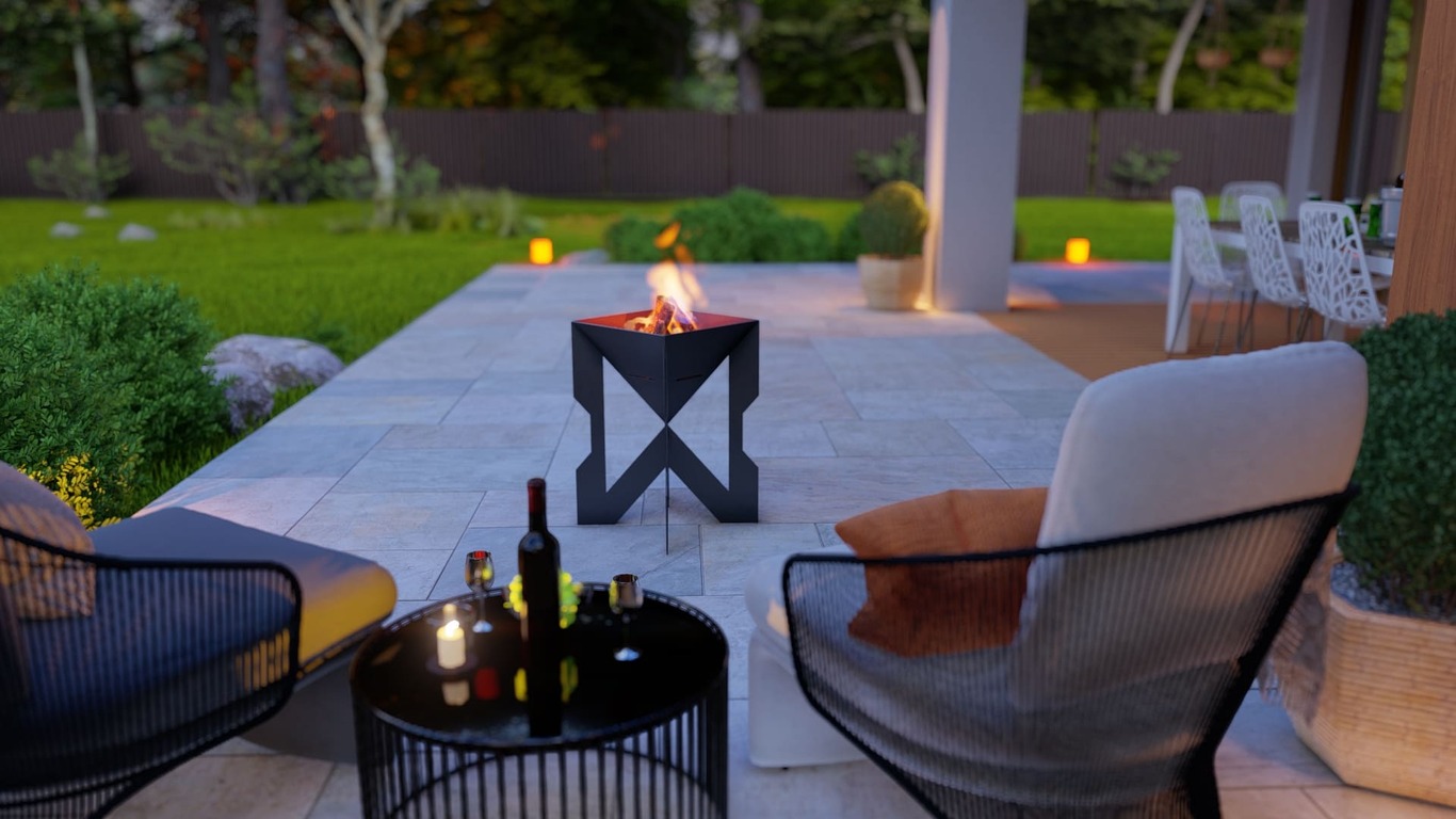 Hourglass 16" Fire Pit. DXF, SVG files for plasma, laser cutting. Фото 4