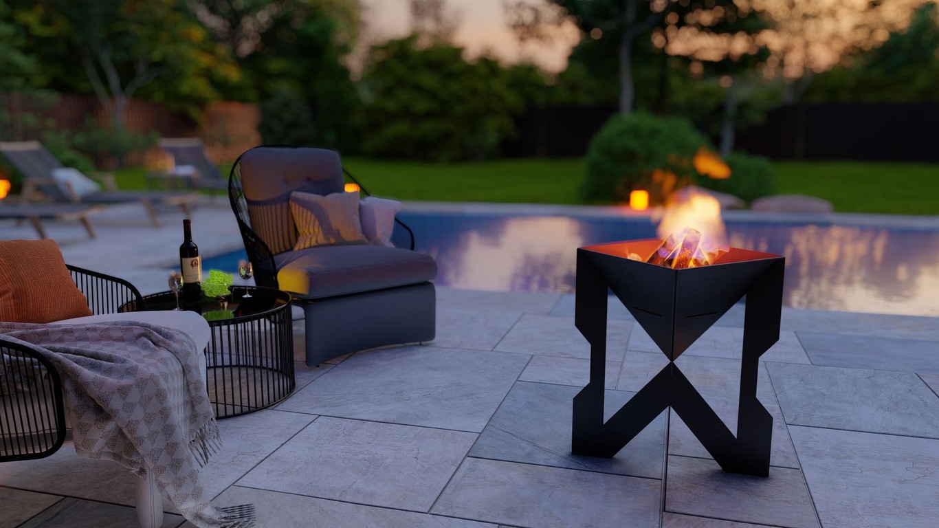 Hourglass 16" Fire Pit. DXF, SVG files for plasma, laser cutting. Фото 5