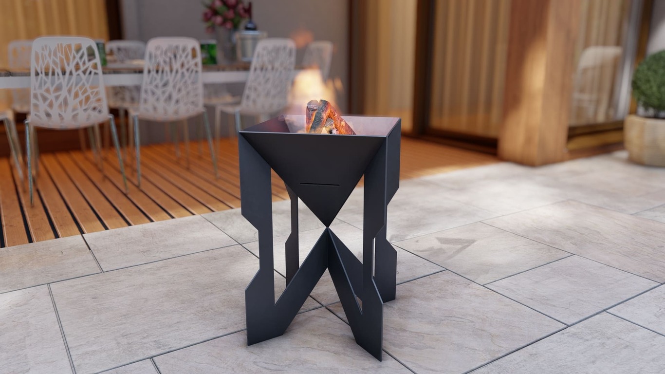 Hourglass 16" Fire Pit. DXF, SVG files for plasma, laser cutting. Фото 6