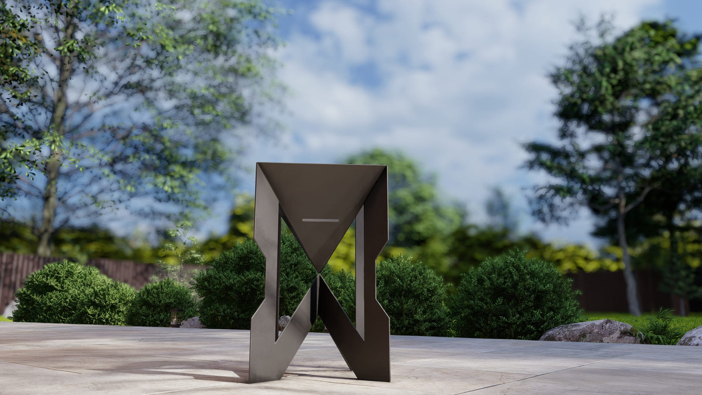 Hourglass 16" Fire Pit. DXF, SVG files for plasma, laser cutting. Фото 8