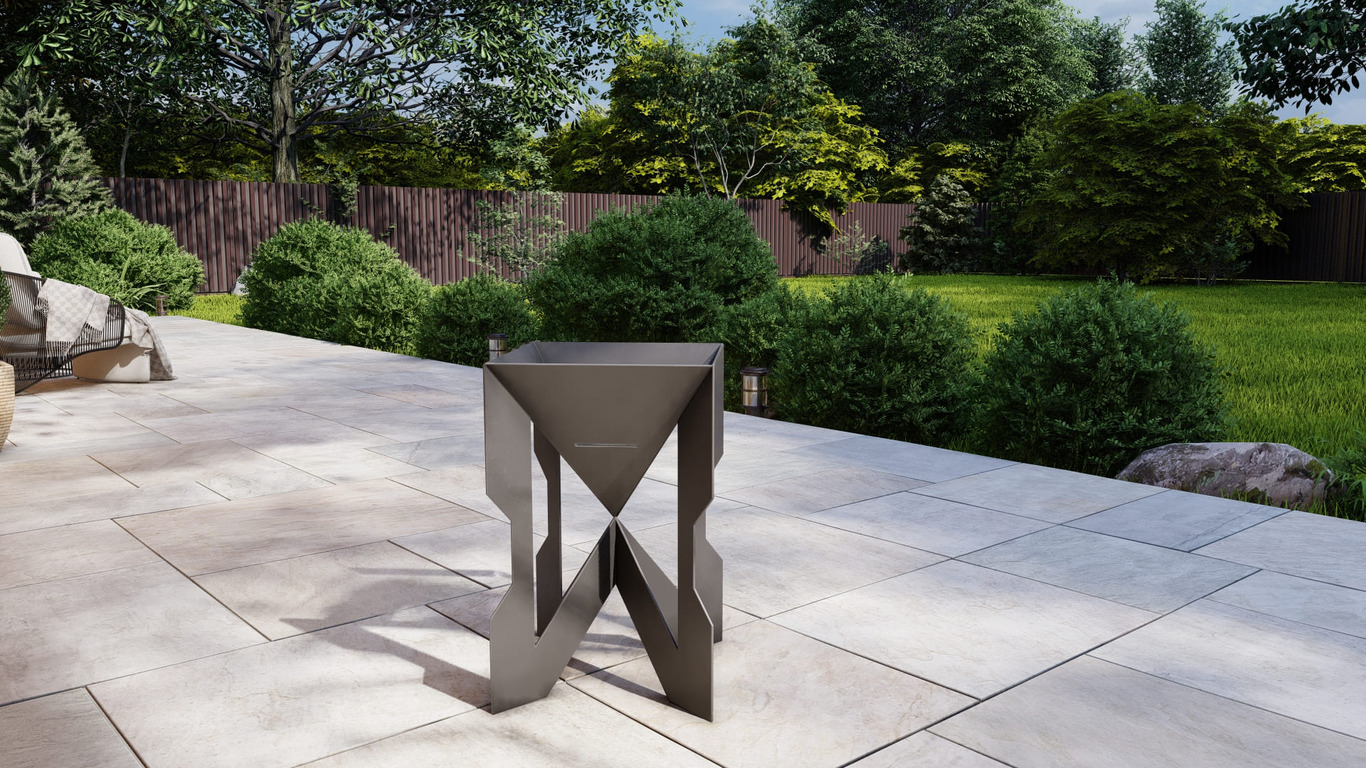Hourglass 16" Fire Pit. DXF, SVG files for plasma, laser cutting. Фото 9