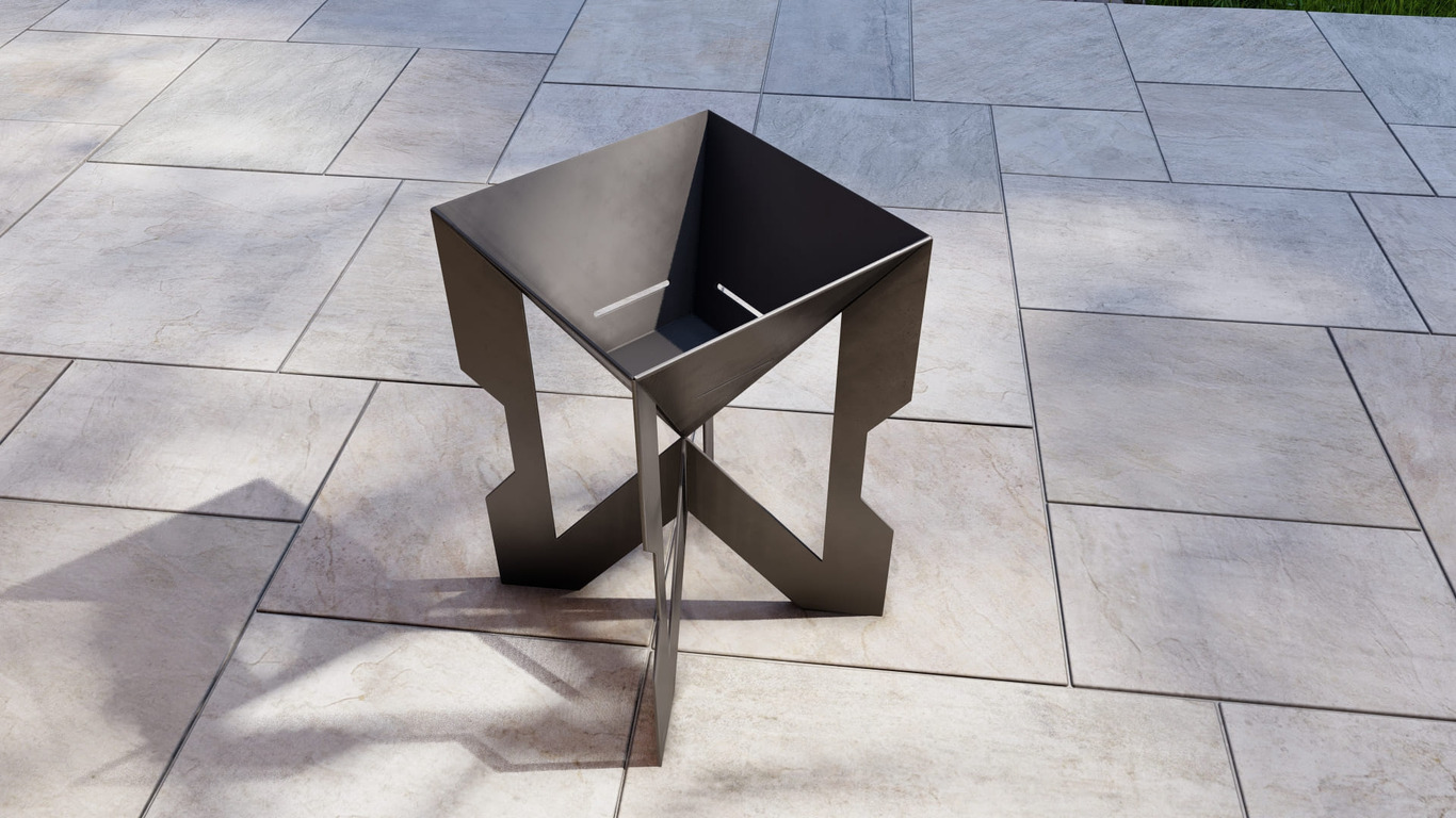 Hourglass 16" Fire Pit. DXF, SVG files for plasma, laser cutting. Фото 10