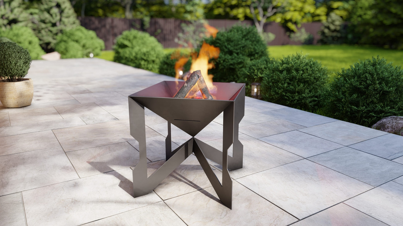 Hourglass 24" Fire Pit. DXF, SVG files for plasma, laser cutting. Фото 3
