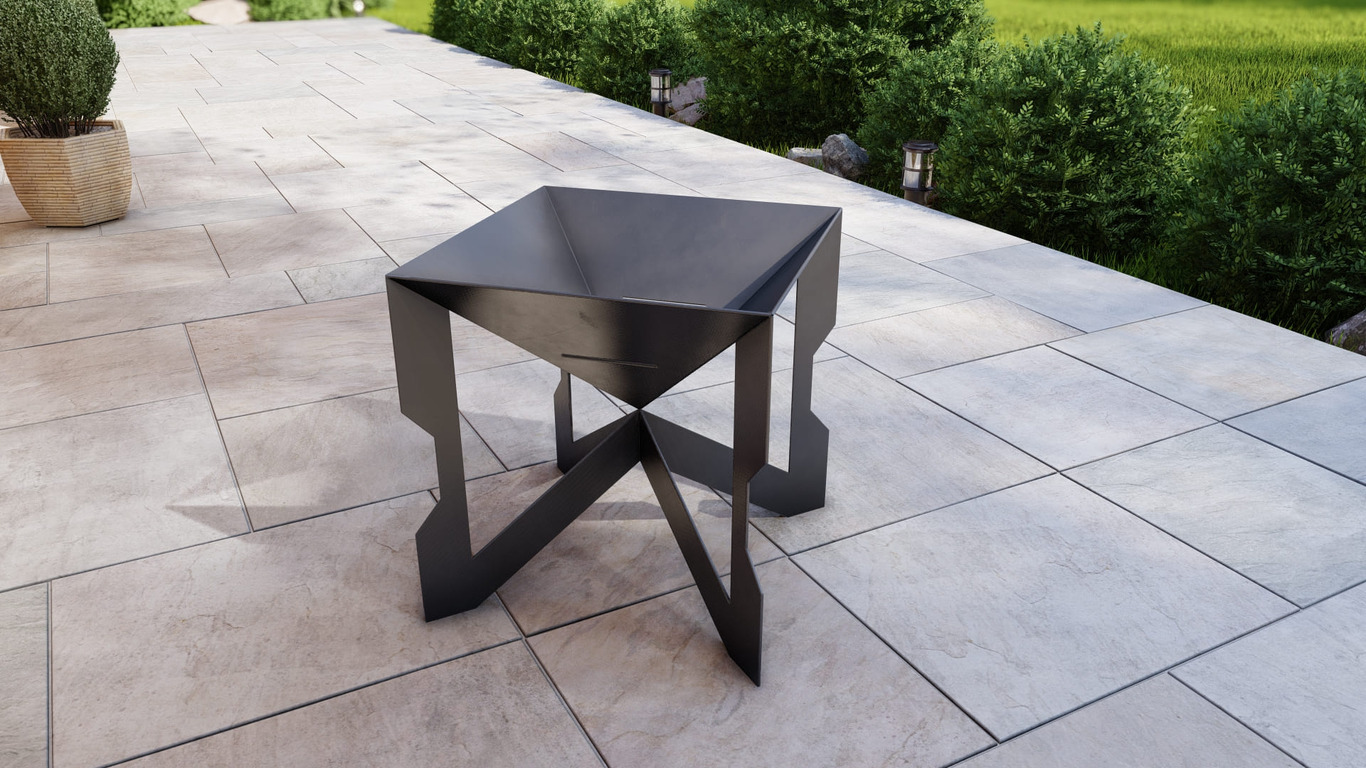 Hourglass 24" Fire Pit. DXF, SVG files for plasma, laser cutting. Фото 12