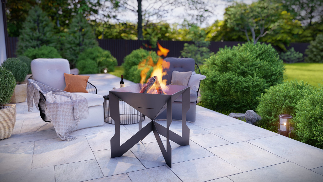 Hourglass 24" Fire Pit. DXF, SVG files for plasma, laser cutting. Фото 4