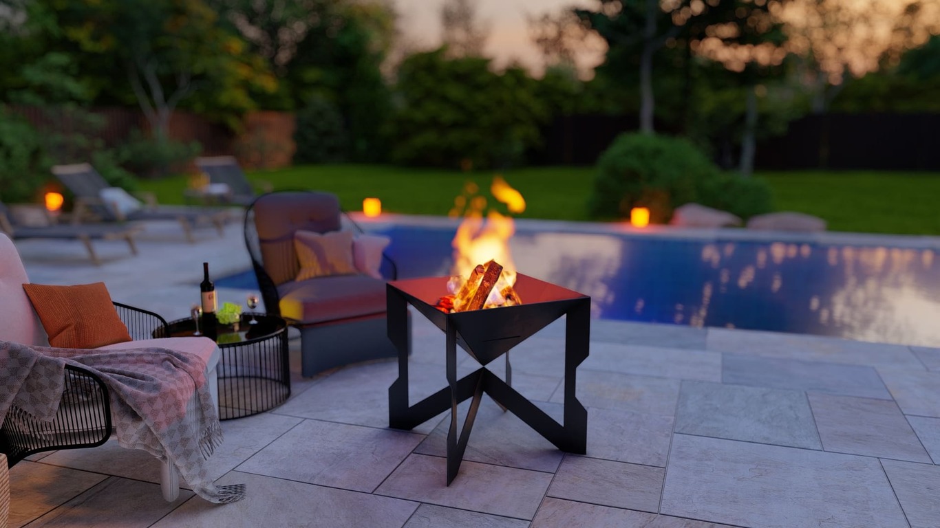 Hourglass 24" Fire Pit. DXF, SVG files for plasma, laser cutting. Фото 6