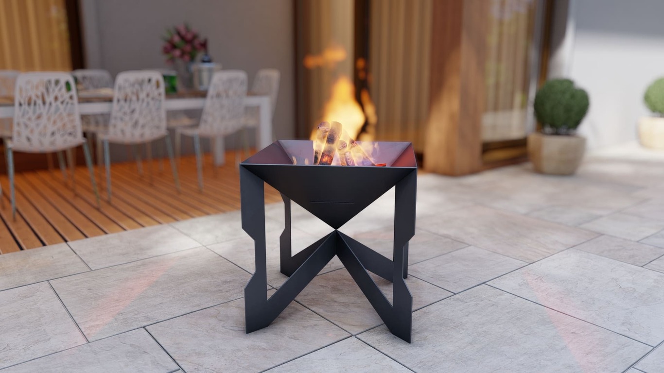 Hourglass 24" Fire Pit. DXF, SVG files for plasma, laser cutting. Фото 7