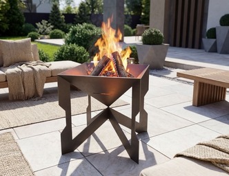 Hourglass 24" Fire Pit. DXF, SVG files for plasma, laser cutting