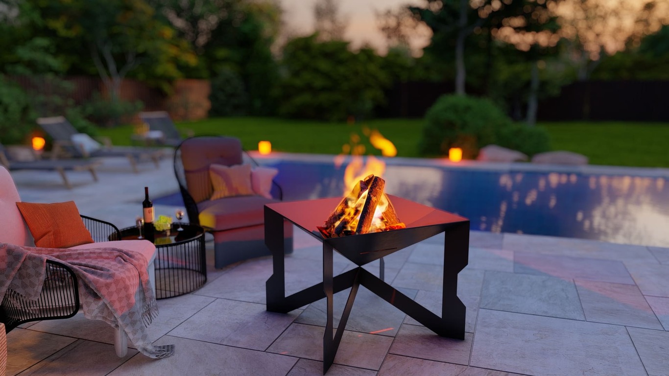 Hourglass 32" Fire Pit. DXF, SVG files for plasma, laser cutting. Фото 6