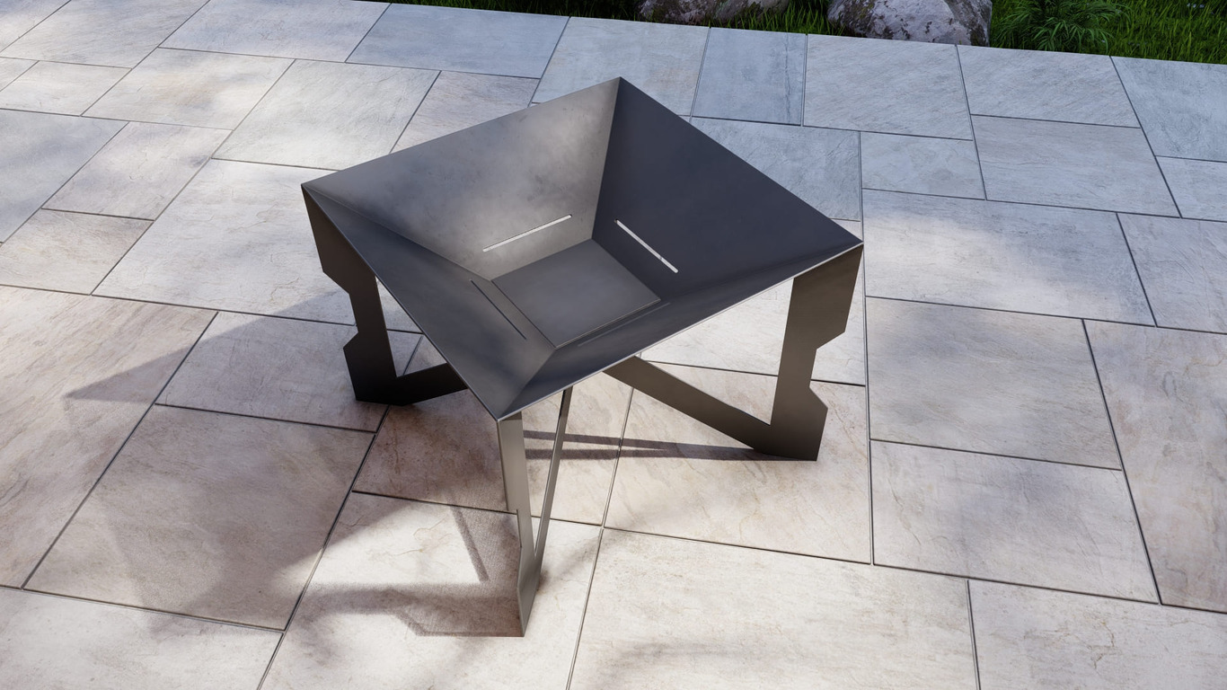 Hourglass 32" Fire Pit. DXF, SVG files for plasma, laser cutting. Фото 11