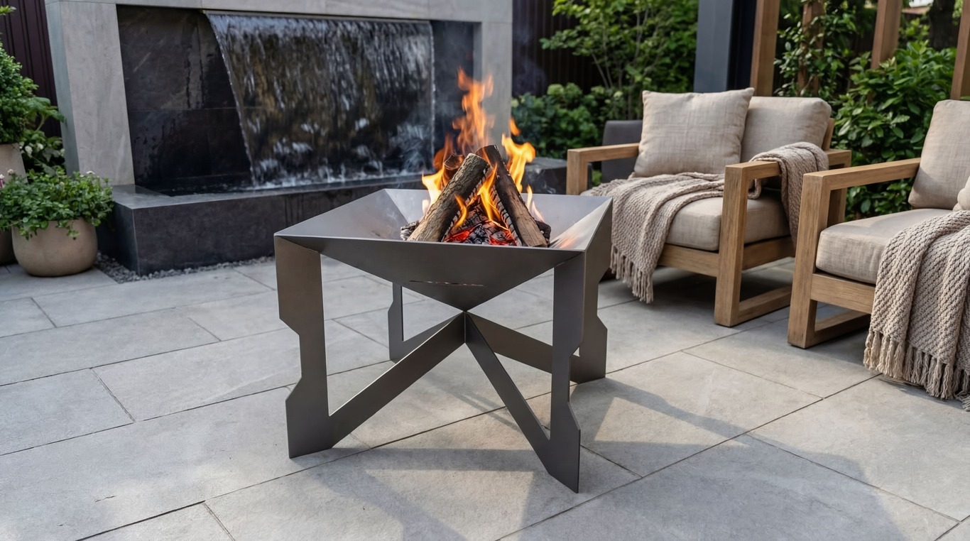 Hourglass 32" Fire Pit. DXF, SVG files for plasma, laser cutting