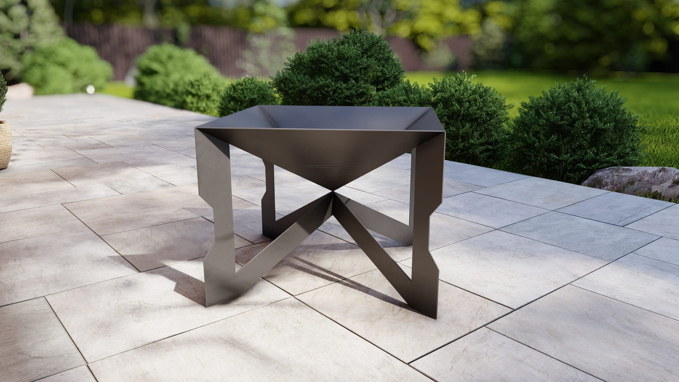 Hourglass Fire Pit Three Sizes. DXF, SVG files for plasma, laser cutting. Фото 13