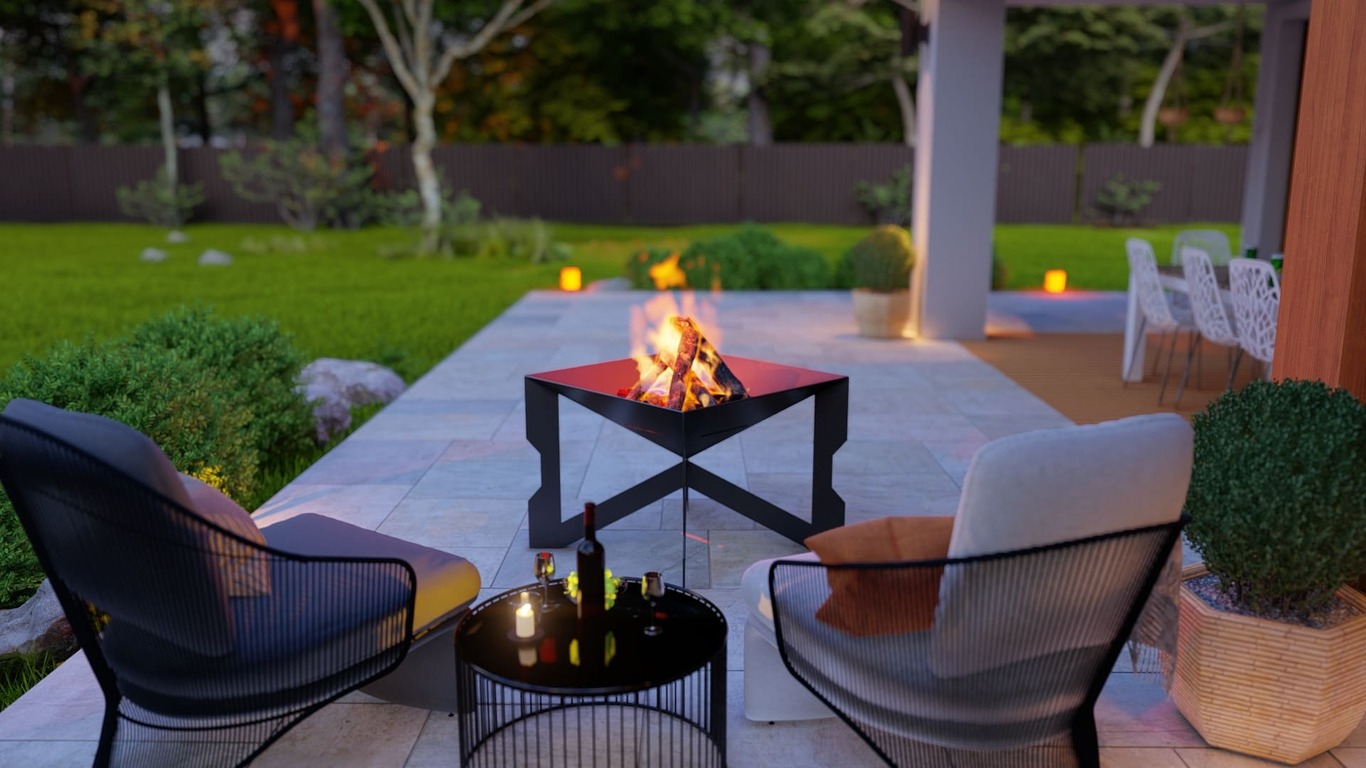 Hourglass Fire Pit Three Sizes. DXF, SVG files for plasma, laser cutting. Фото 8
