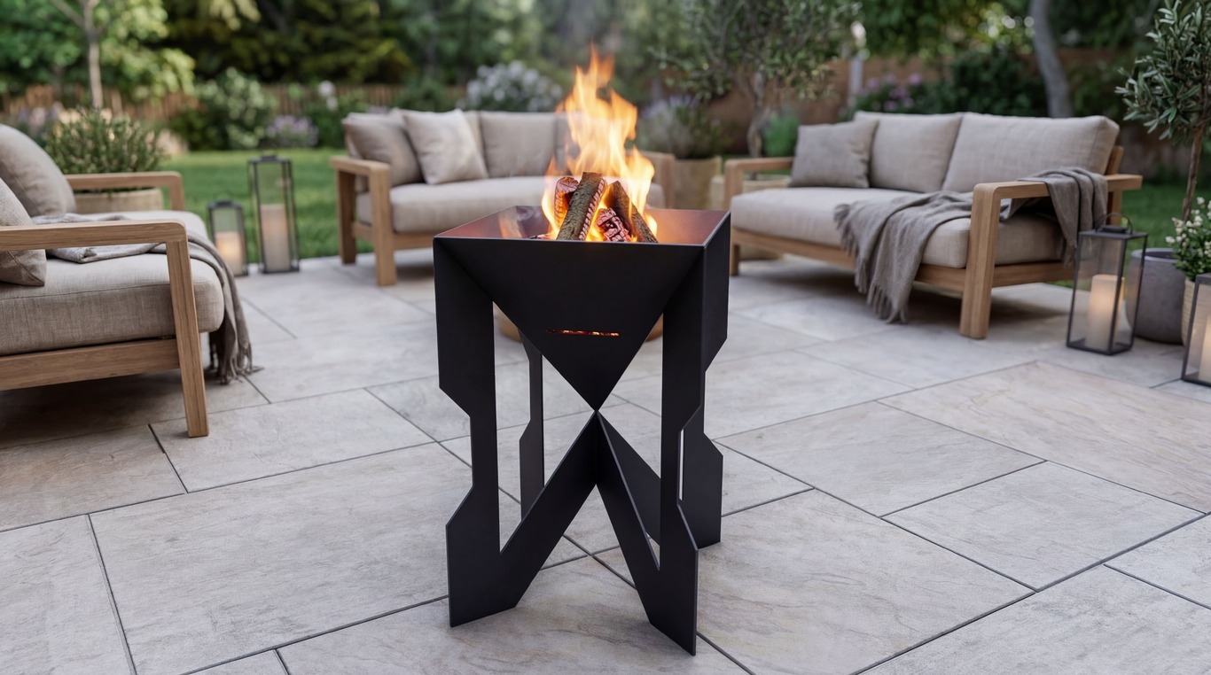 Hourglass Fire Pit Three Sizes. DXF, SVG files for plasma, laser cutting. Фото 3
