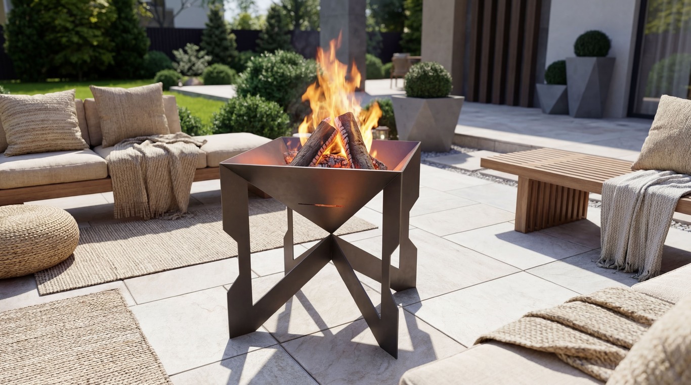 Hourglass Fire Pit Three Sizes. DXF, SVG files for plasma, laser cutting. Фото 4