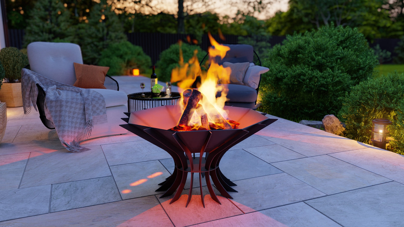 Octagon Chalice Infinity Fire Pit V1. DXF, SVG files for plasma, laser cutting. Фото 6
