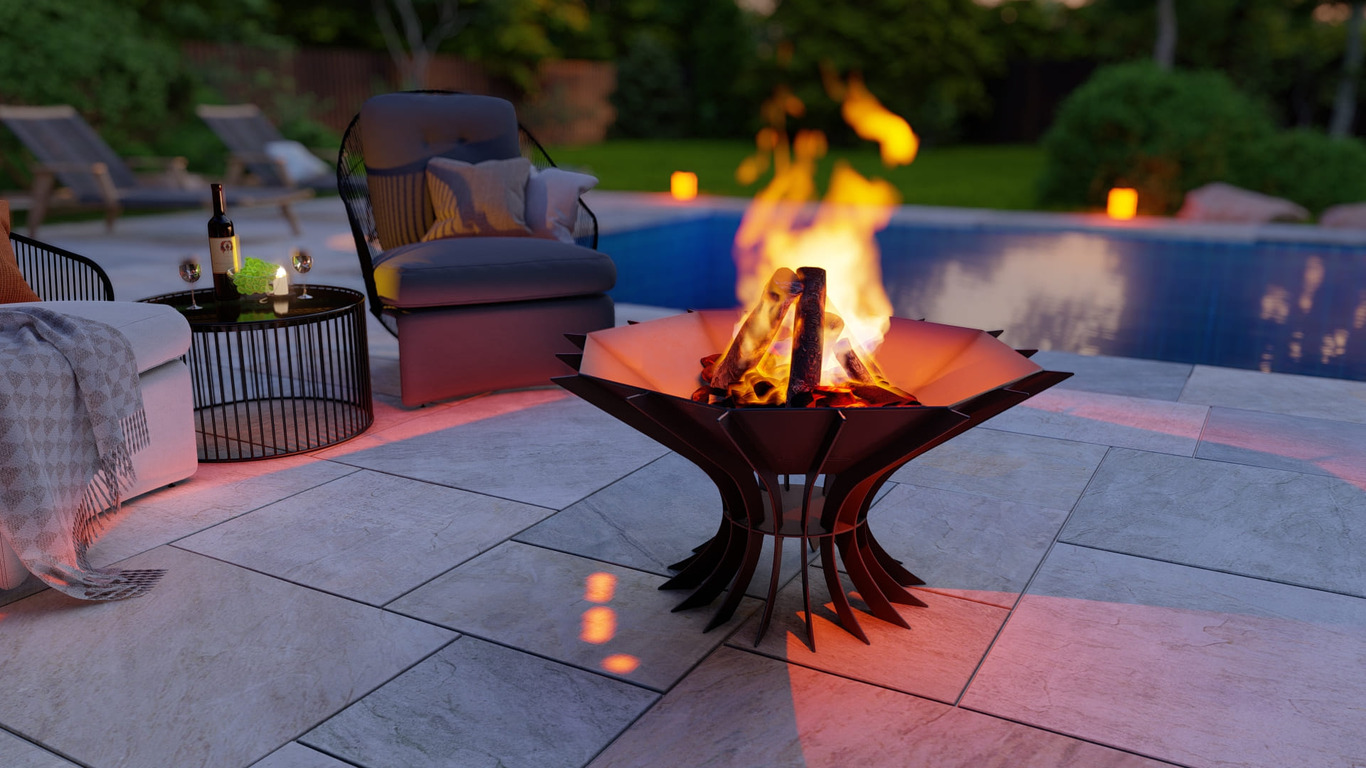 Octagon Chalice Infinity Fire Pit V1. DXF, SVG files for plasma, laser cutting. Фото 8