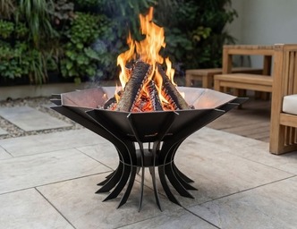 Octagon Chalice Infinity Fire Pit V1. DXF, SVG files for plasma, laser cutting