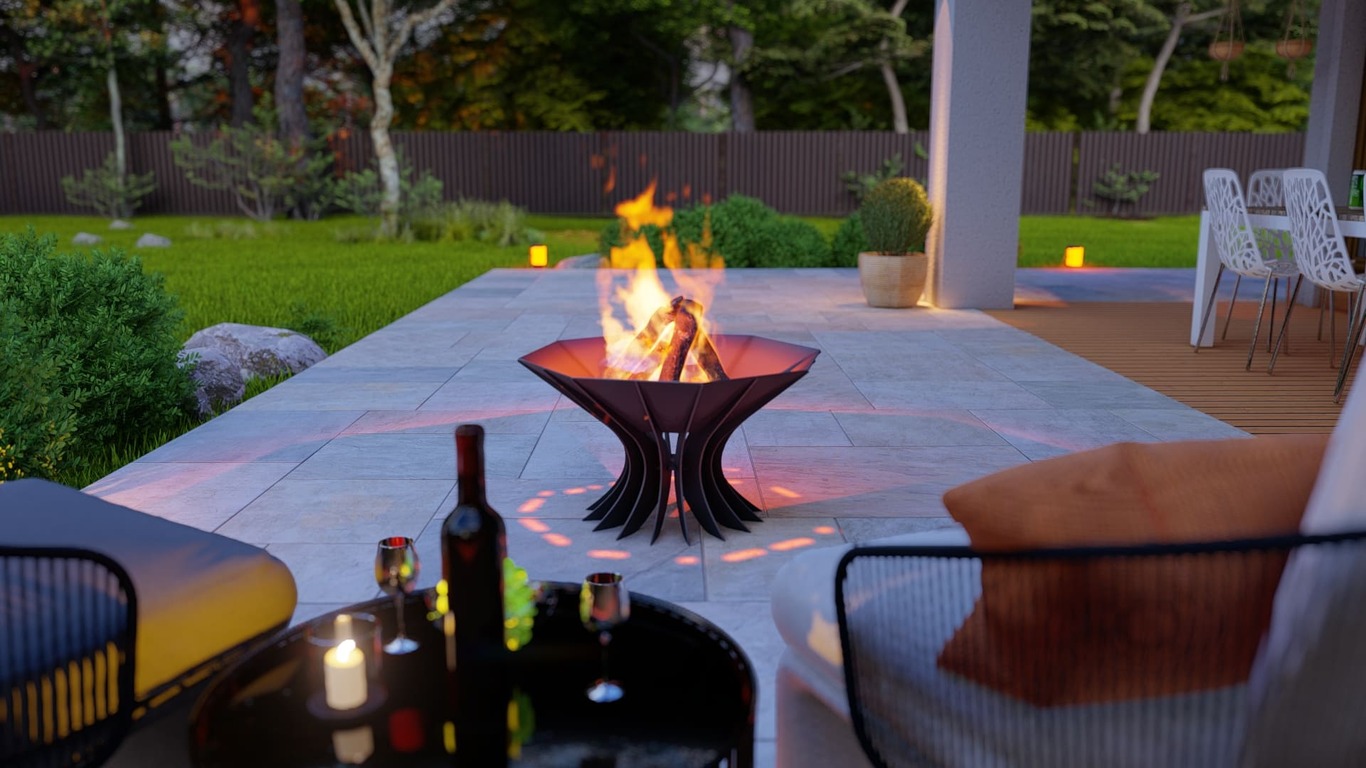 Octagon Chalice Infinity Fire Pit V3. DXF, SVG files for plasma, laser cutting. Фото 9