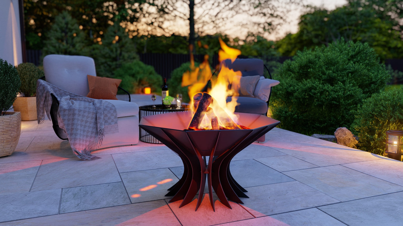 Octagon Chalice Infinity Fire Pit V3. DXF, SVG files for plasma, laser cutting. Фото 8