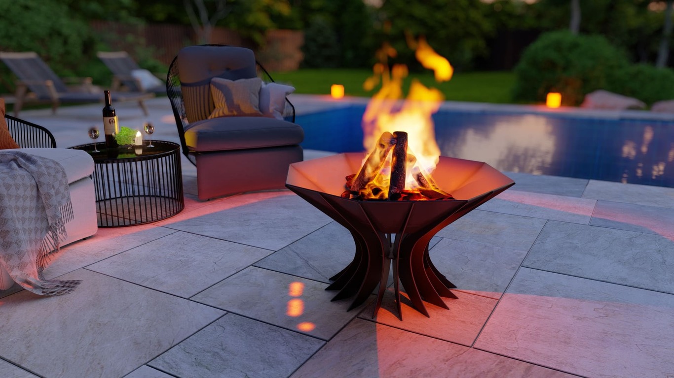 Octagon Chalice Infinity Fire Pit V3. DXF, SVG files for plasma, laser cutting. Фото 10
