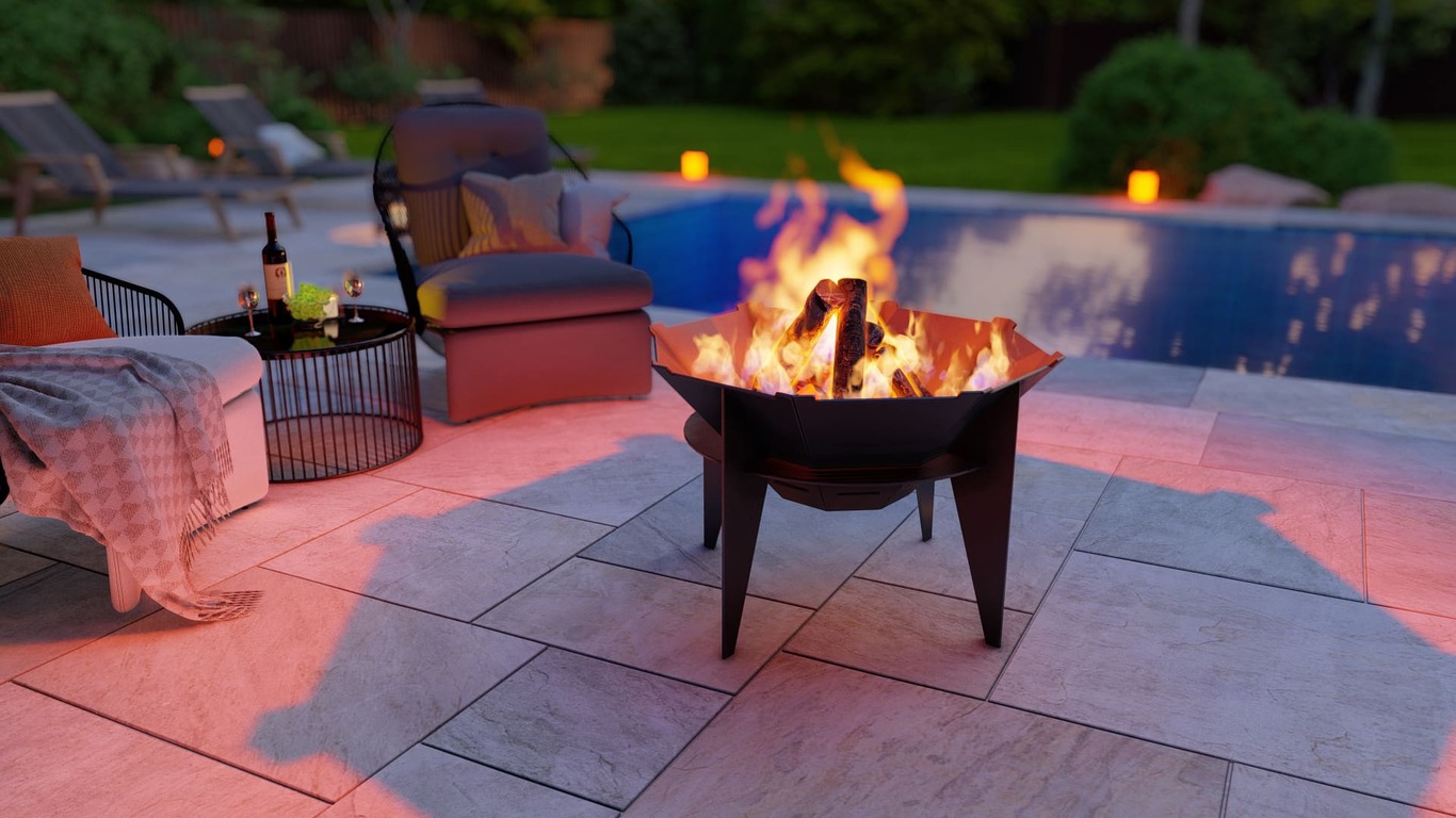 23-Inch Octagon Sky Fire Pit Grill. DXF, SVG files for plasma, laser cutting. Outdoor Barbecue. Фото 5