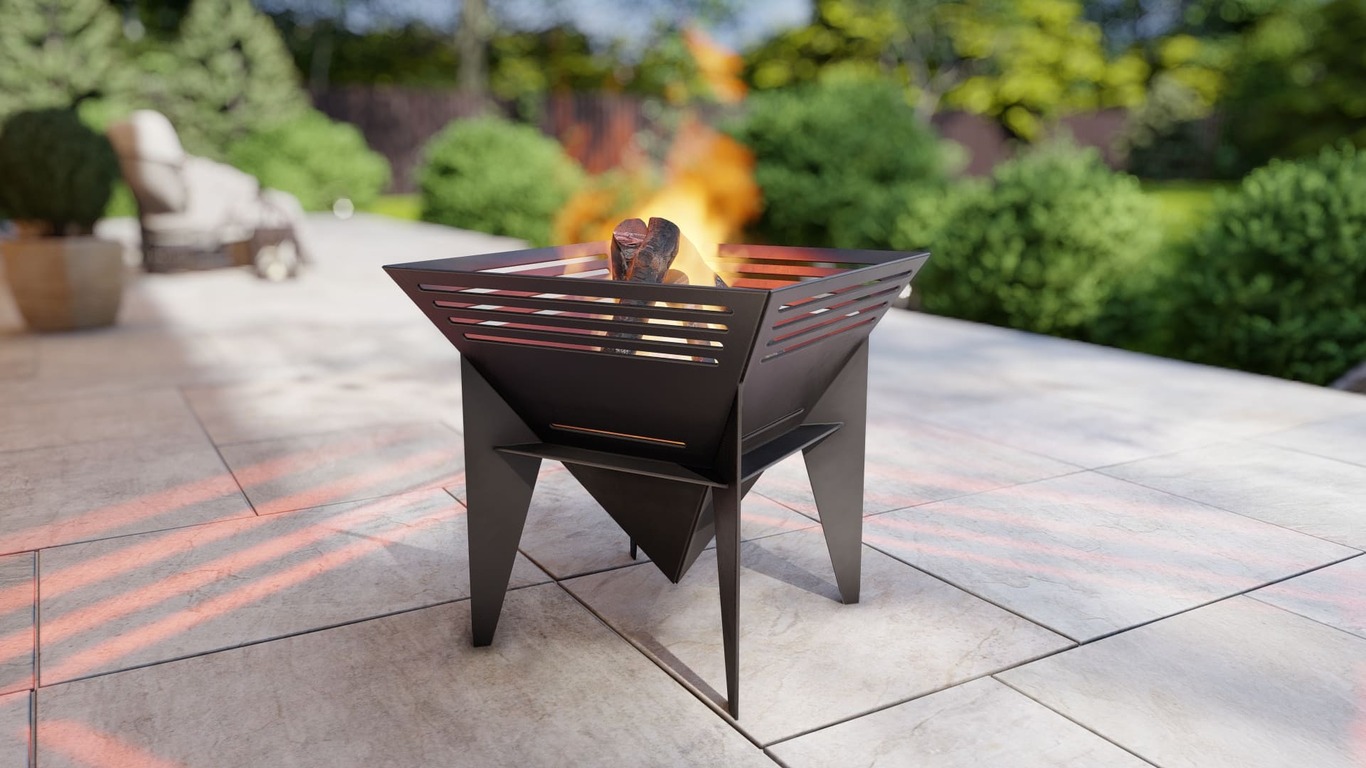 Spectrum Fire Pit. DXF, SVG files for plasma, laser cutting. Фото 2