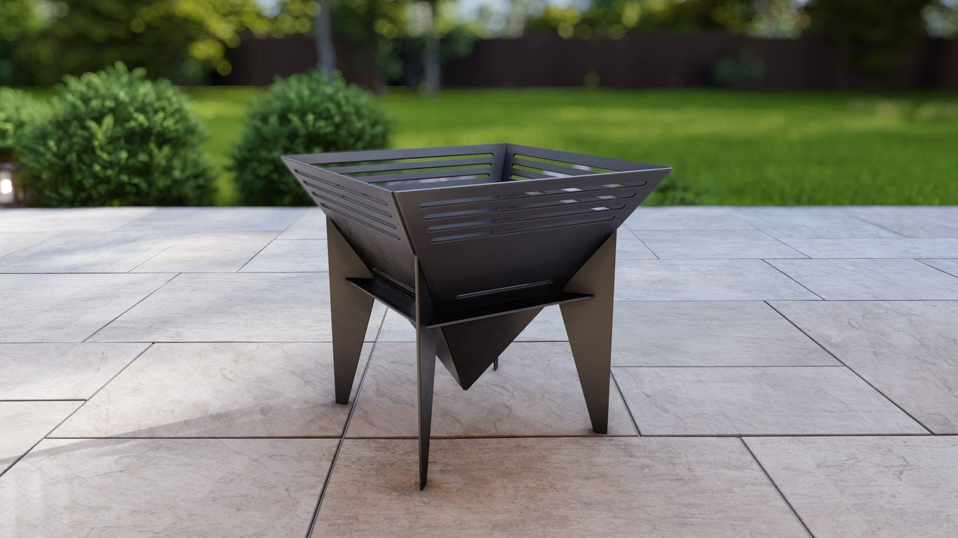 Spectrum Fire Pit. DXF, SVG files for plasma, laser cutting. Фото 15