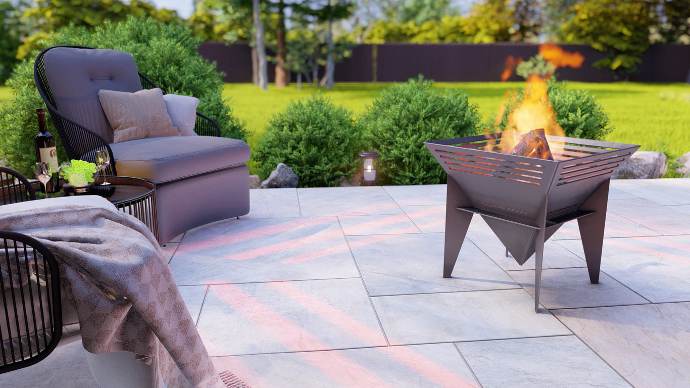 Spectrum Fire Pit. DXF, SVG files for plasma, laser cutting. Фото 4