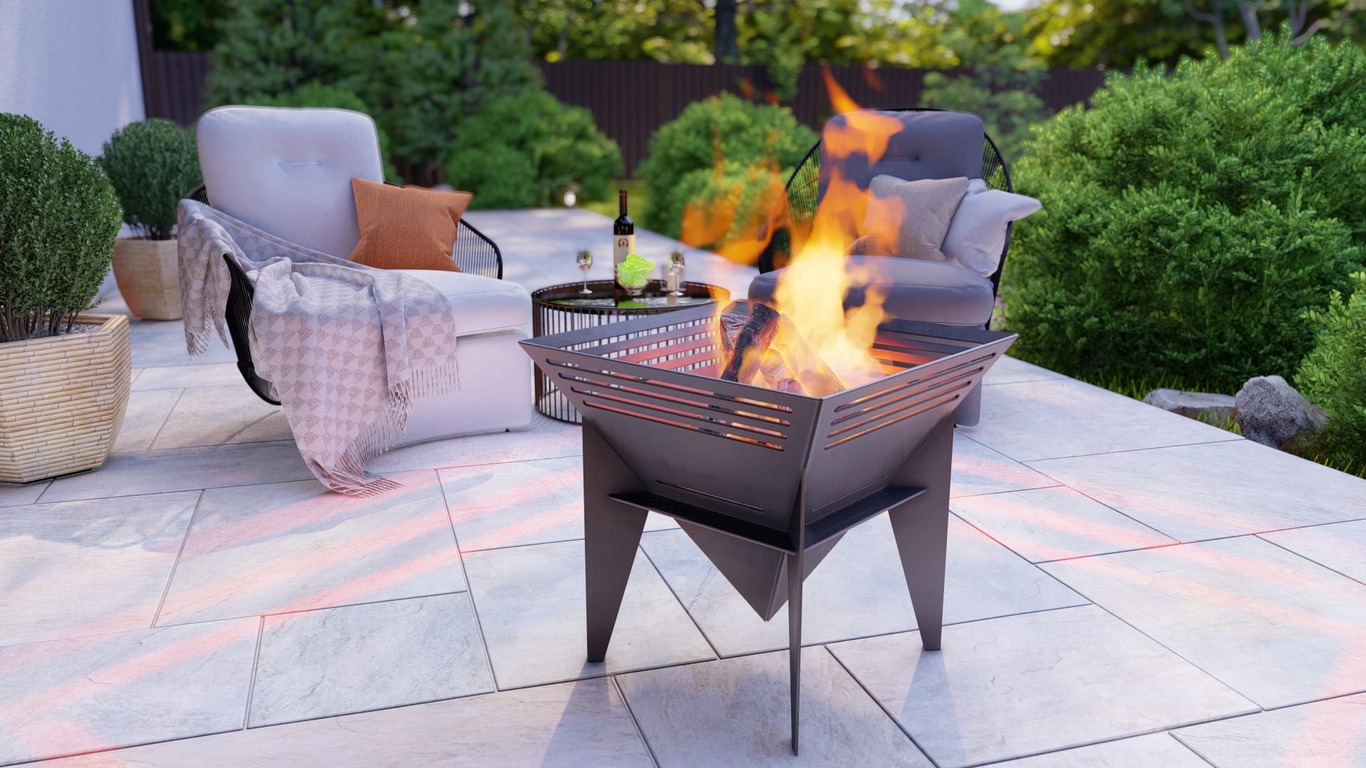 Spectrum Fire Pit. DXF, SVG files for plasma, laser cutting. Фото 3