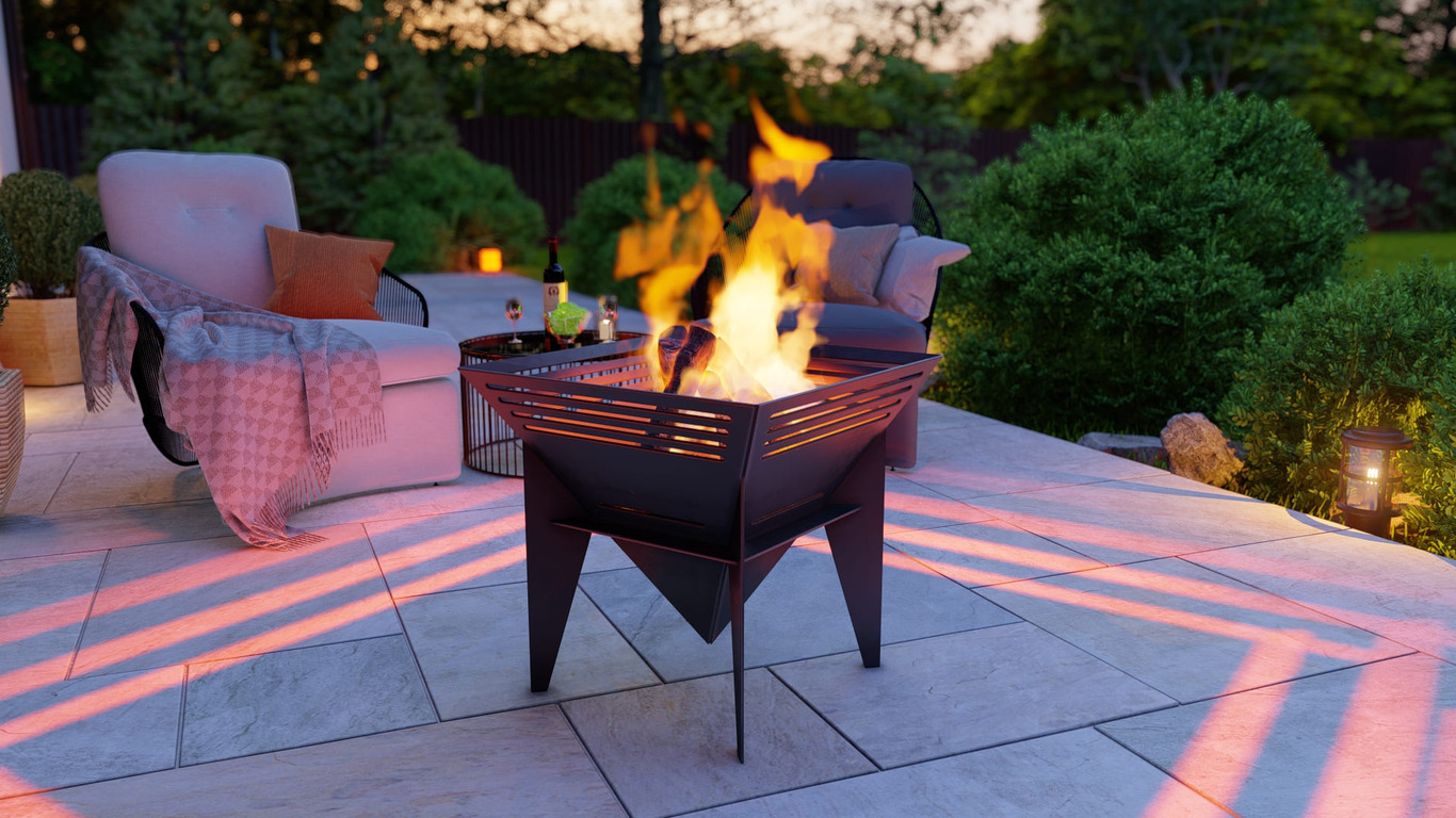 Spectrum Fire Pit. DXF, SVG files for plasma, laser cutting. Фото 6