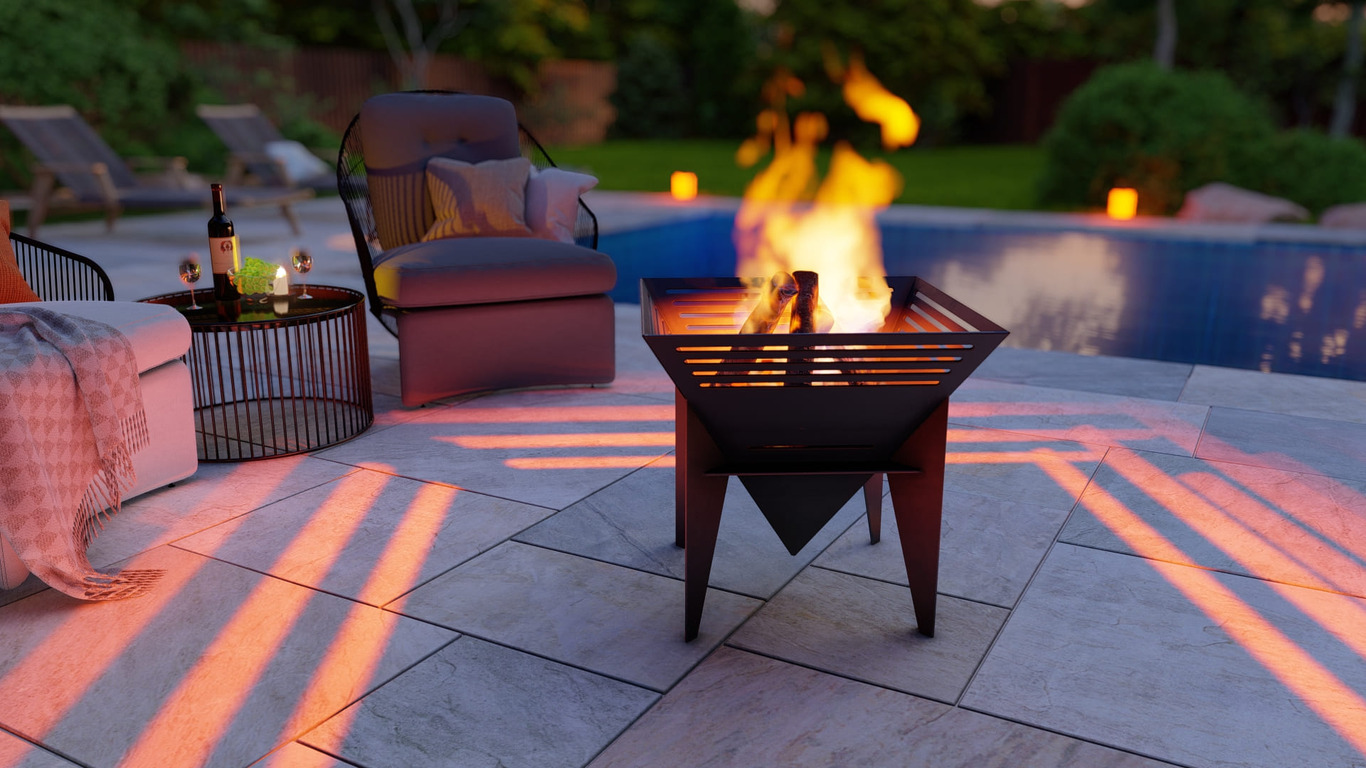 Spectrum Fire Pit. DXF, SVG files for plasma, laser cutting. Фото 7